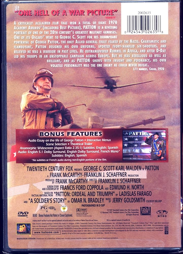 Amazon.co.jp: Patton : DVD